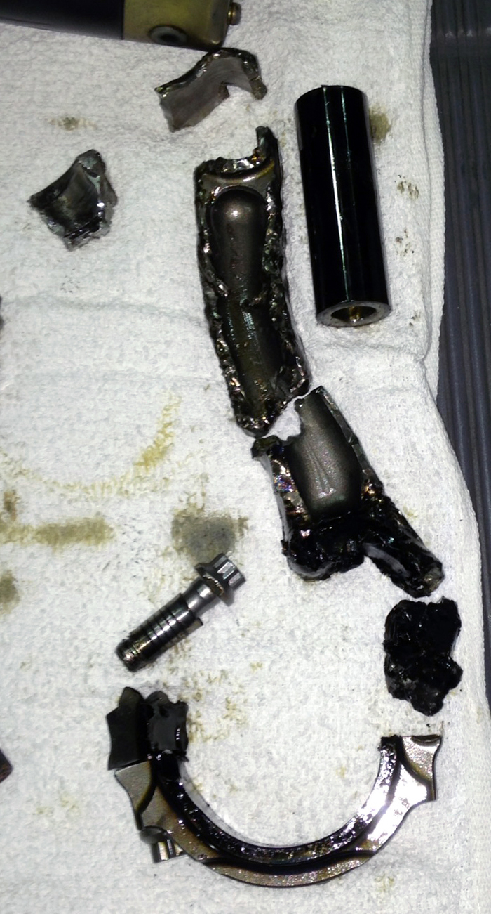 lubrication rod failure after detonation