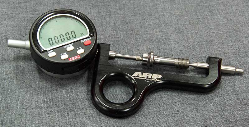 modified arp bolt stretch gauge