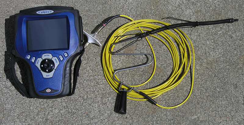 The OTC/SPX performance exhaust gas analyzer module mounts on the back of the company’s Genisys scan tool. OTC/SPX performance exhaust gas analyzer