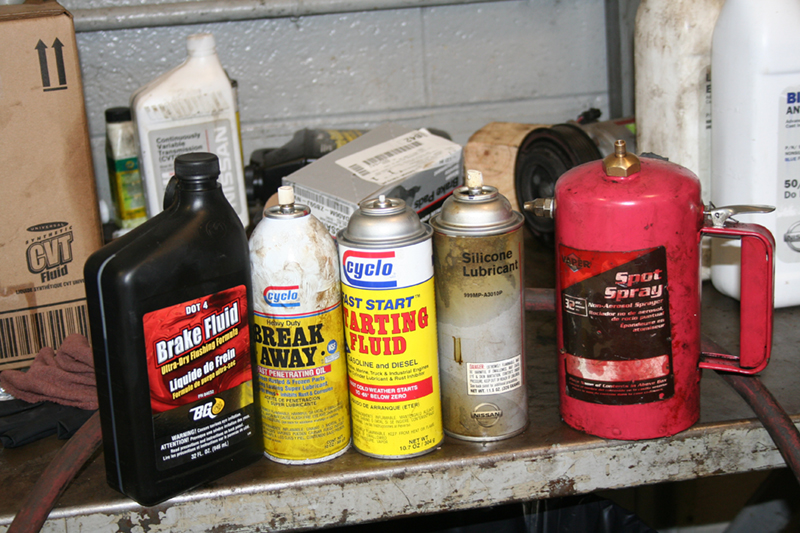 Always be sure to wear eye protection when using any kind of chemicals. Damage from liquids and vapors accounts for 20 percent of auto shop eye injuries.