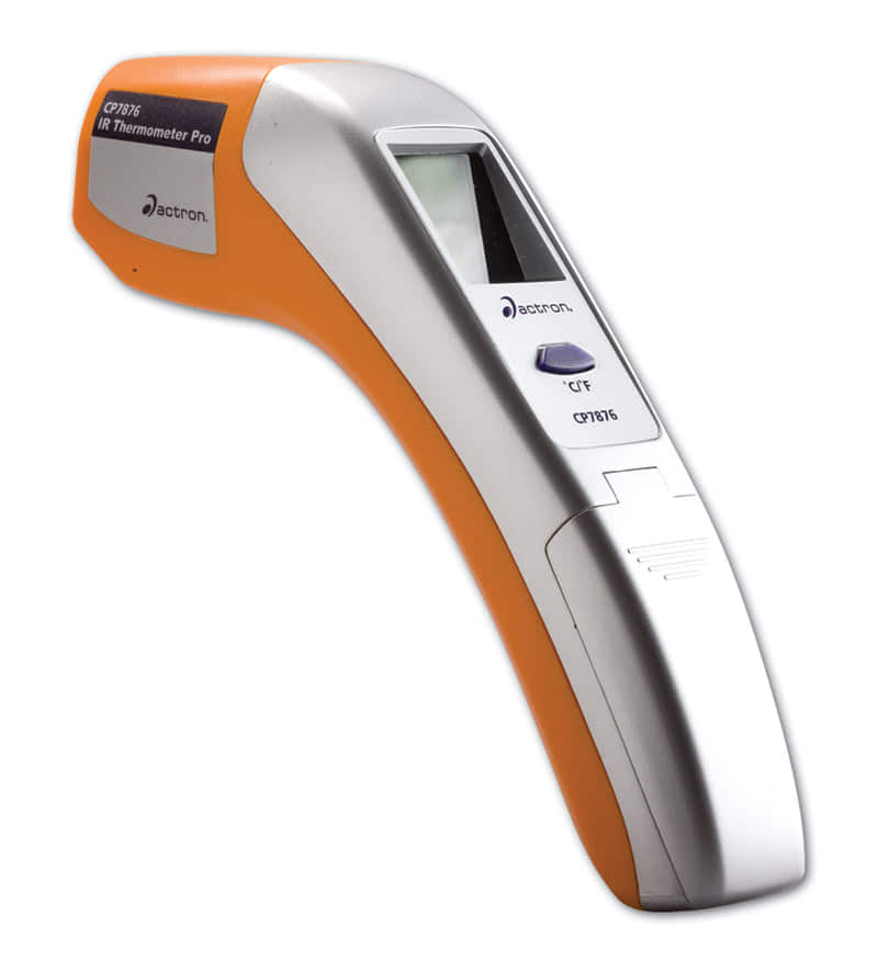 A non-contact infrared thermometer/pyrometer allows you to find out whether or not the radiator is removing enough heat from the coolant. A non-contact infrared thermometer/pyrometer allows you to find out whether or not the radiator is removing enough heat from the coolant.