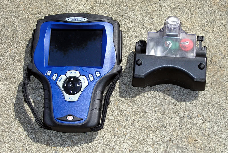 A portable exhaust gas analyzer such as this OTC Tools Performance Gas unit gives you the capability of reading the air/fuel mixture an engine is burning even while the car is being driven. A portable exhaust gas analyzer such as this OTC Tools Performance Gas unit gives you the capability of reading the air/fuel mixture an engine is burning even while the car is being driven.
